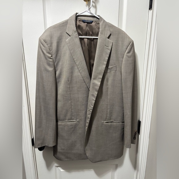 Brooks Brothers 1818 Madison Saxxon Wool Suit Jacket 44L